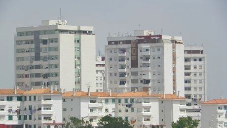 Exterior view of Flat for sale in Algeciras  with Furnished, Washing machine and TV