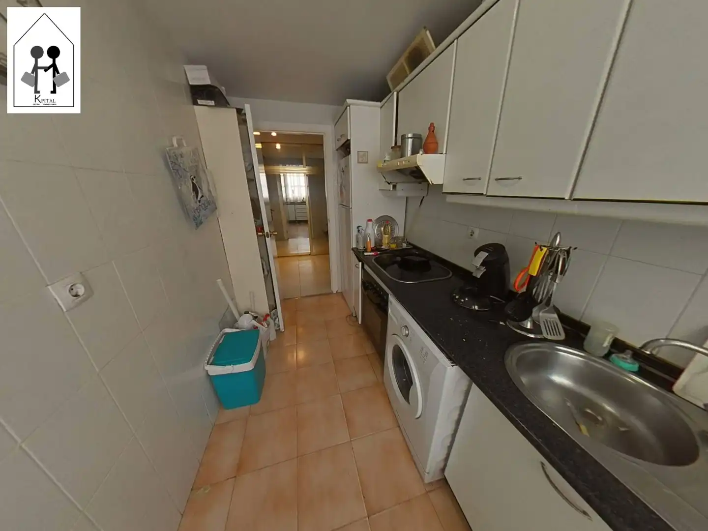 Kitchen of Flat for sale in Los Palacios y Villafranca  with Air Conditioner, Heating and Terrace
