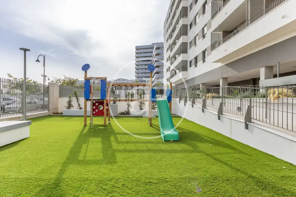 Terrace of Flat for rent in Quart de Poblet  with Air Conditioner, Heating and Private garden