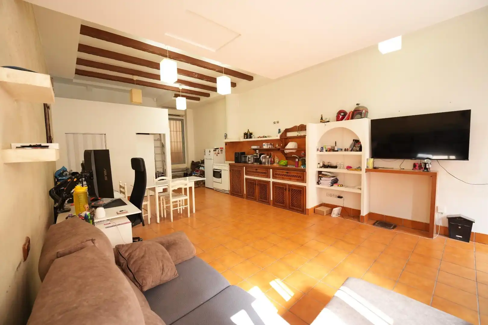Sala de estar de Planta baja en venta en Murcia con Amueblado