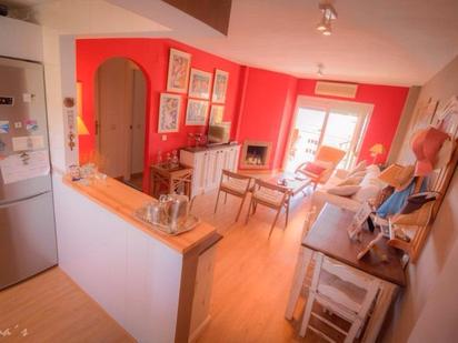 Living room of Flat for sale in Mijas  with Air Conditioner, Terrace and Furnished