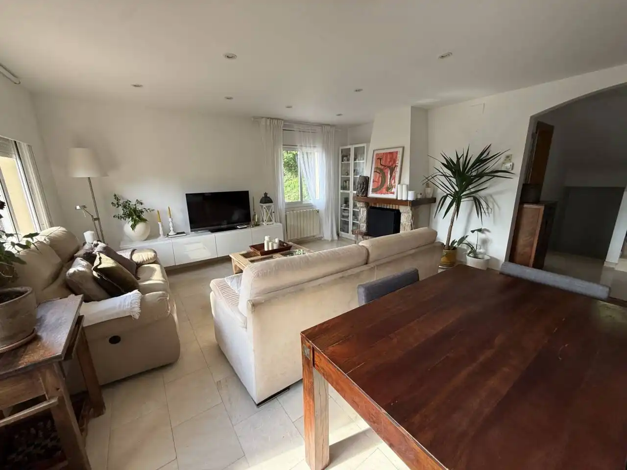 Living room of Houses for sale in Castellar del Vallès  with Heating, Private garden and Terrace