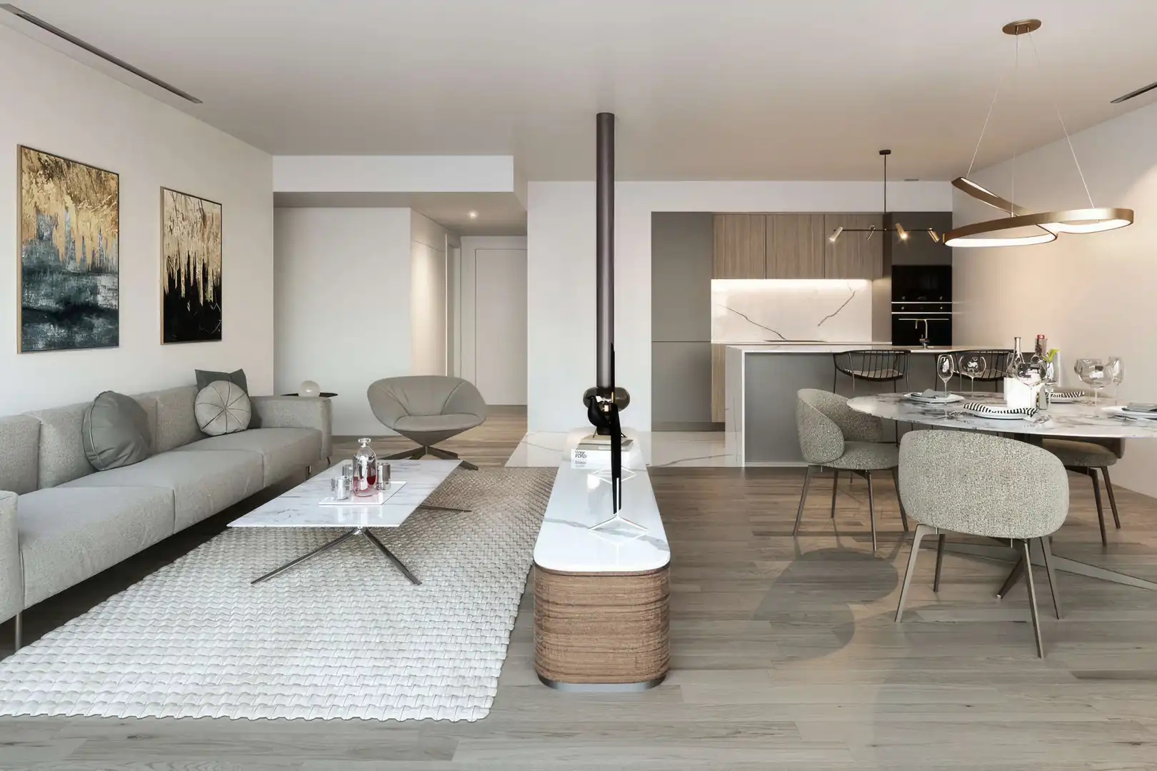 Sala d'estar de Àtic en venda en  Palma de Mallorca amb Aire condicionat, Calefacció i Parquet