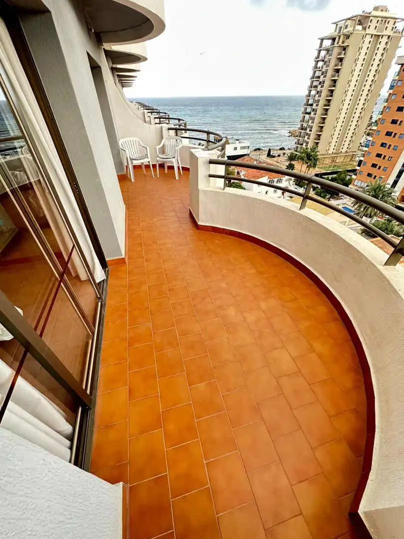 Terraza de Apartamento en venta en Calpe / Calp con Calefacción, Jardín privado y Terraza