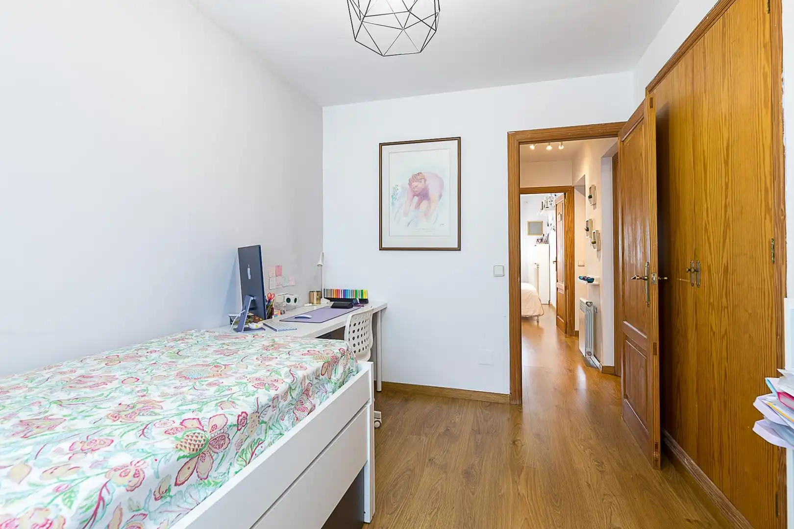 Dormitori de Casa adosada en venda en  Palma de Mallorca amb Calefacció, Parquet i Terrassa
