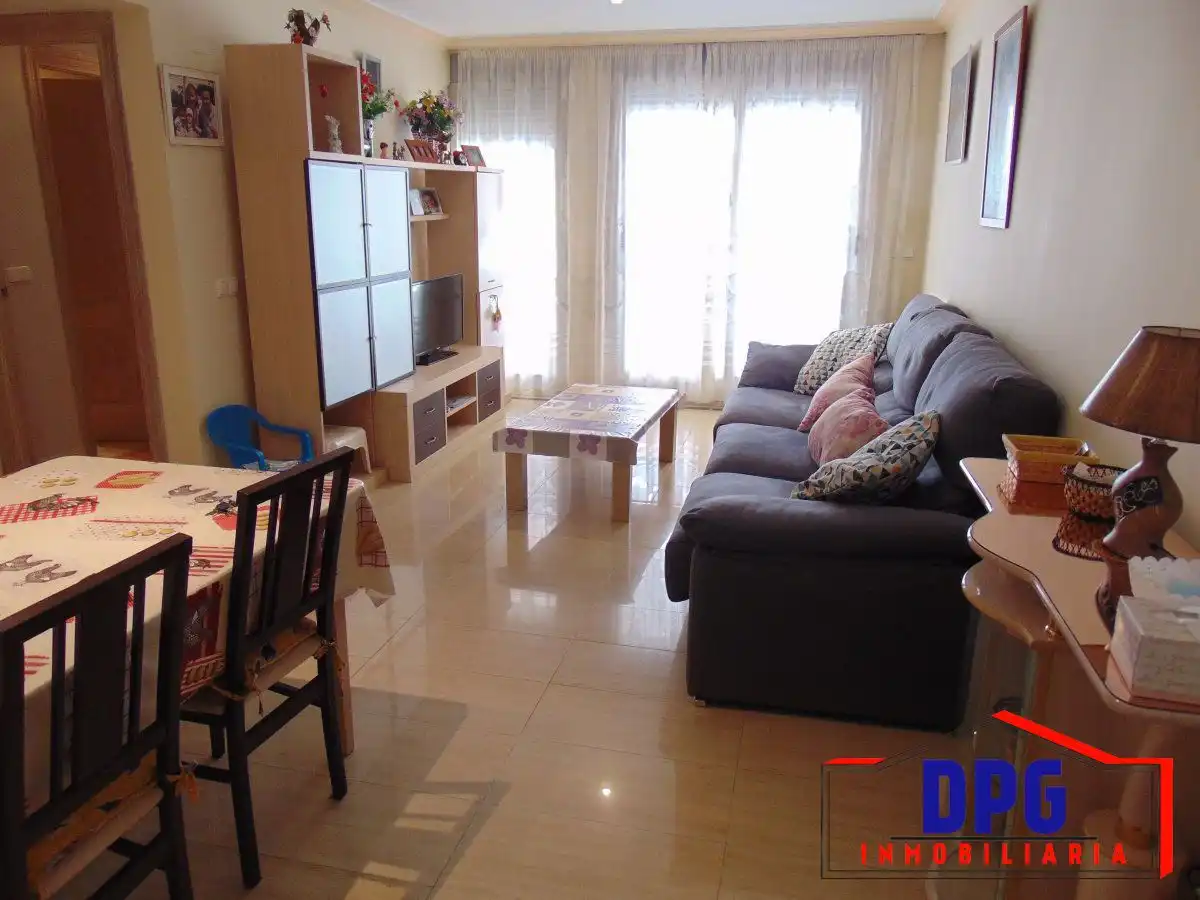 Sala de estar de Apartamento en venta en Garrucha con Aire acondicionado, Terraza y Amueblado