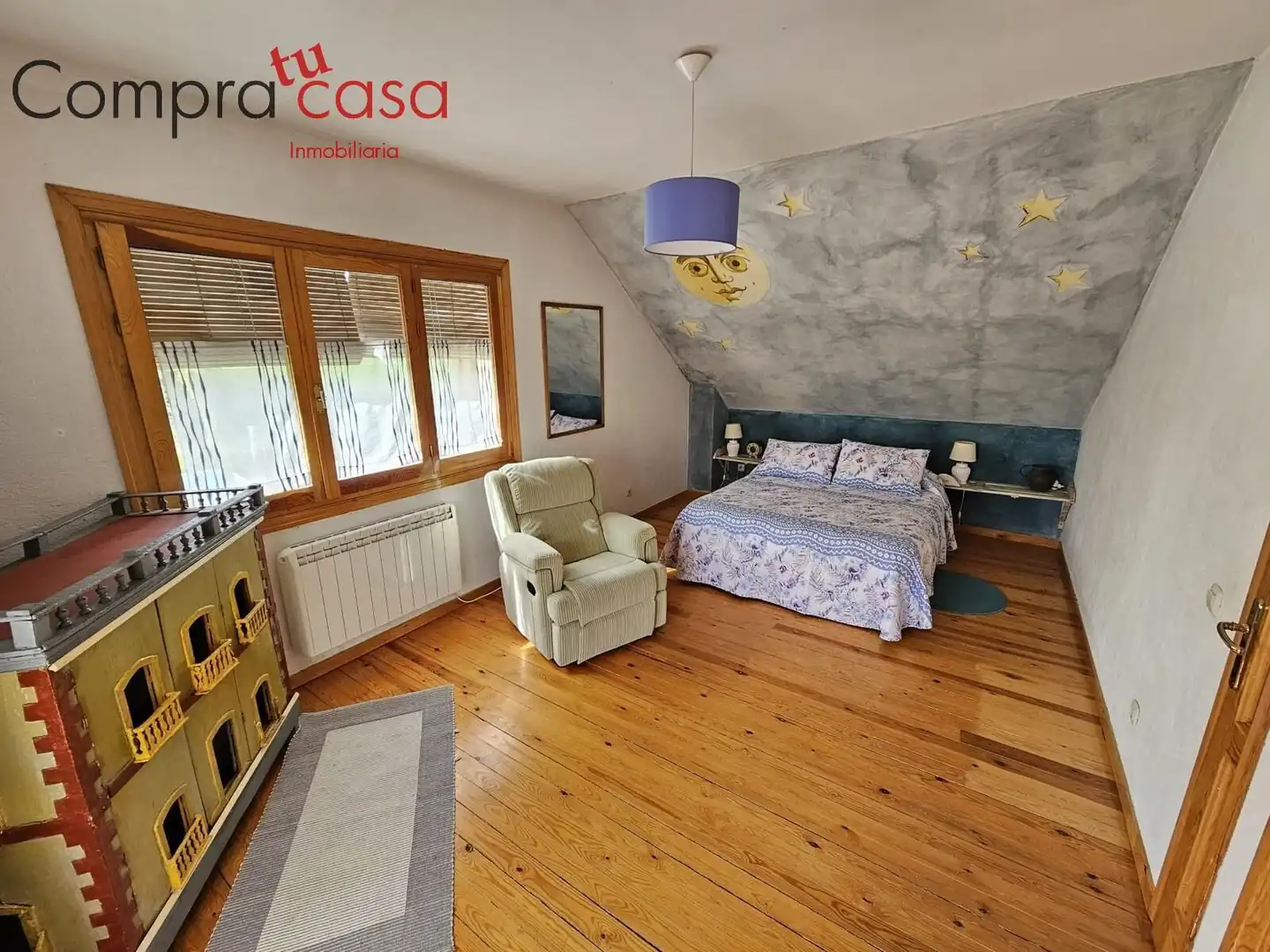 Habitación de Casa o chalet en venta en Valverde del Majano con Calefacción, Jardín privado y Terraza