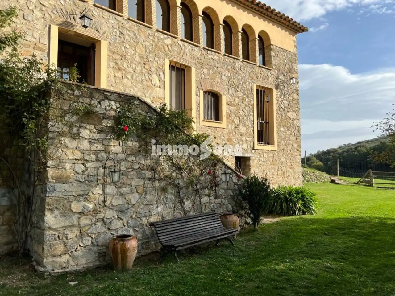 Vista exterior de Finca rústica en venta en Argelaguer con Calefacción, Jardín privado y Terraza
