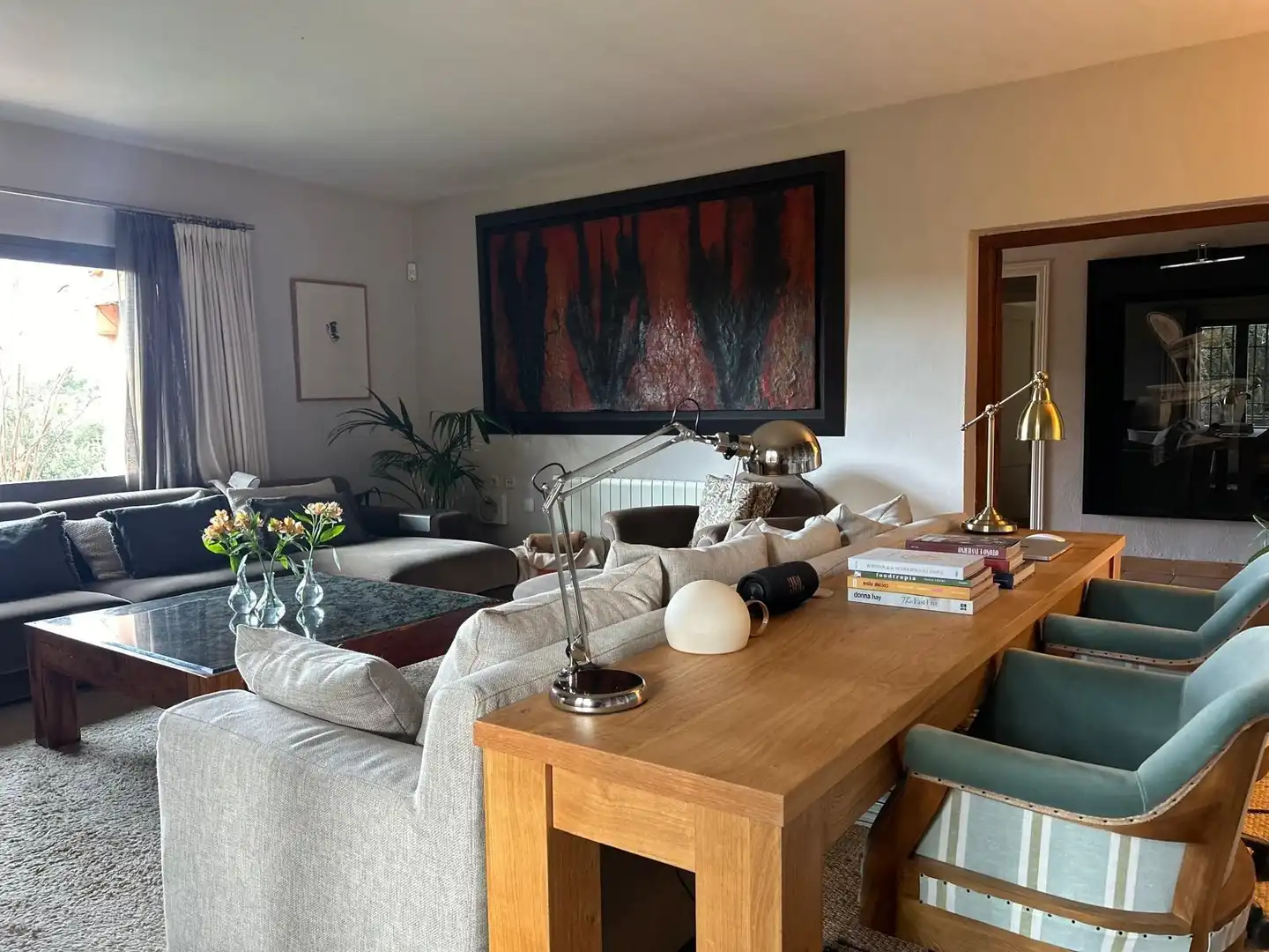 Sala de estar de Casa o chalet en venta en Torrelodones con Calefacción, Terraza y Piscina