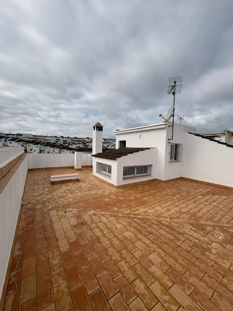 Exterior view of Single-family semi-detached for sale in Villamartín  with Air Conditioner, Heating and Terrace