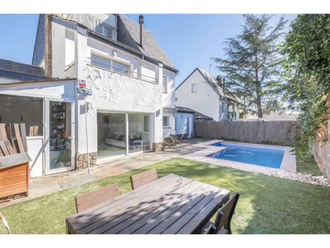 Garden of Houses for rent in Matadepera  with Heating, Private garden and Parquet flooring