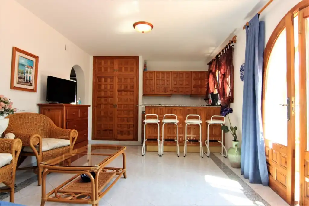 Garden of Houses for sale in Benissa  with Air Conditioner, Terrace and Storage room