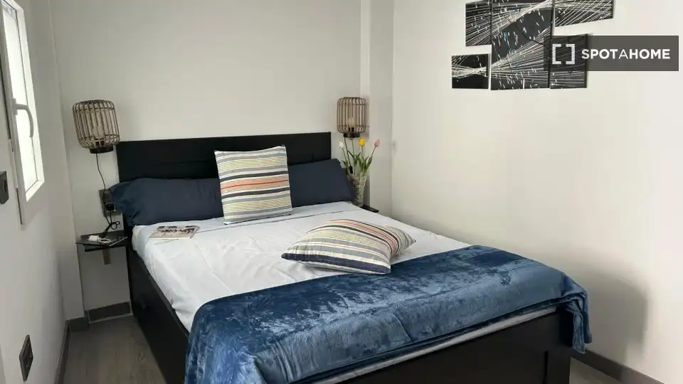 Schlafzimmer von Wohnungen zur untervermieten in Villajoyosa / La Vila Joiosa mit Klimaanlage, Terrasse und Möbliert