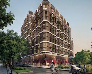 Vista exterior de Apartament en venda en  Barcelona Capital amb Aire condicionat, Jardí privat i Terrassa
