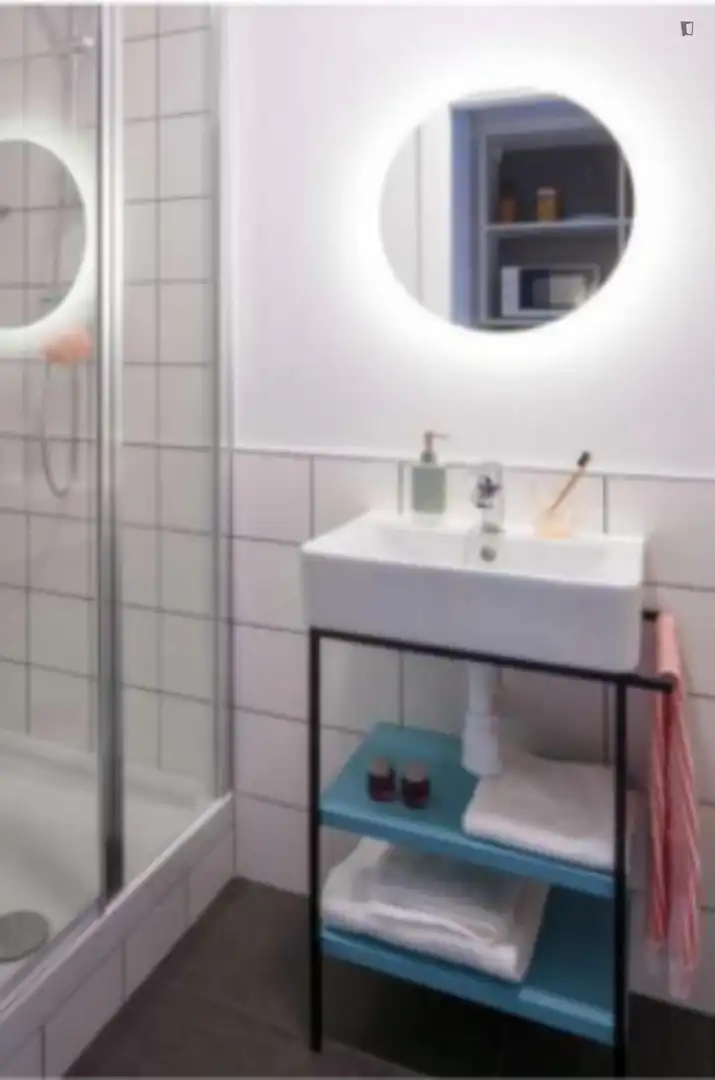 Baño de Piso de alquiler en Barcelona con Aire acondicionado, Amueblado y Internet