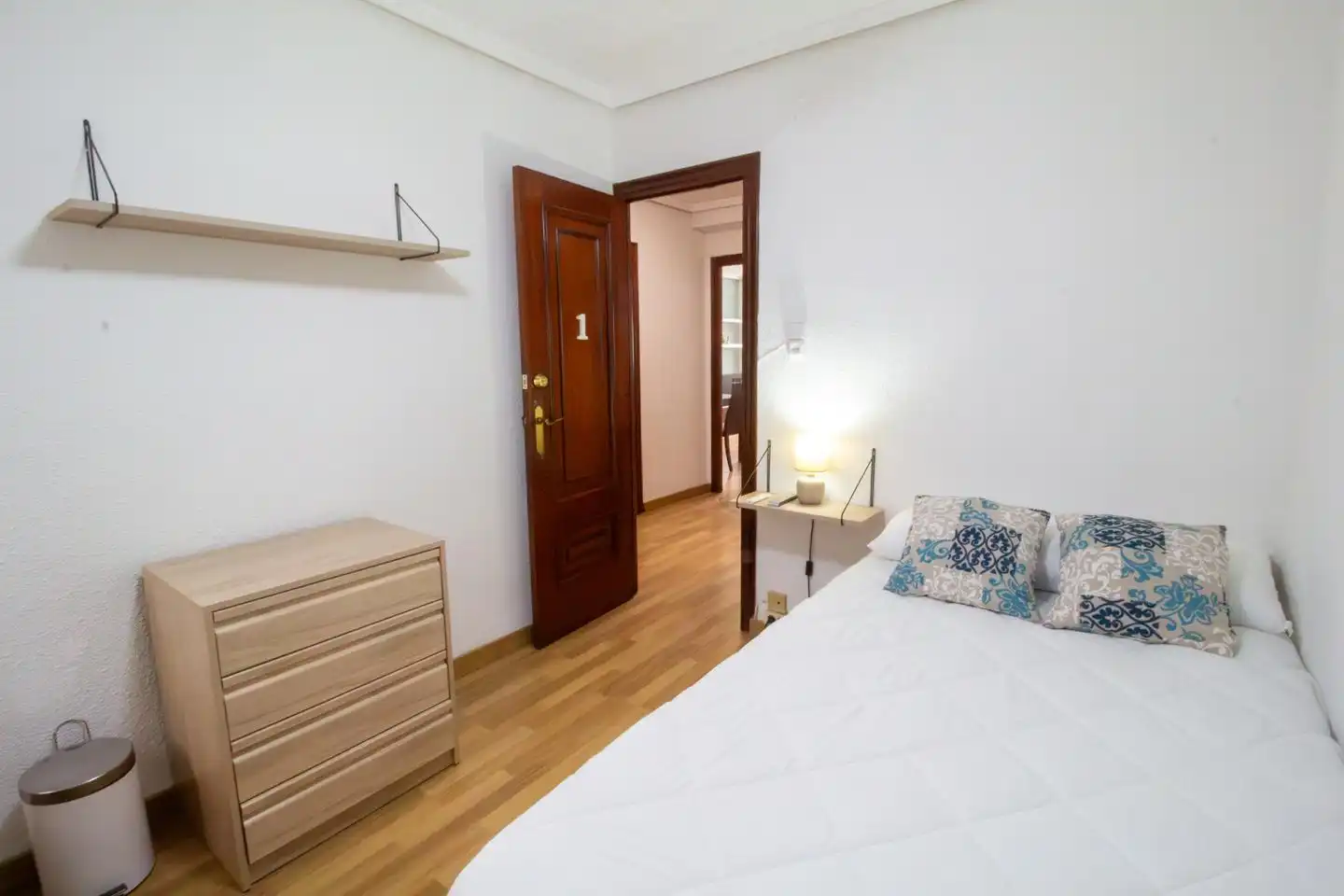 Bedroom of Flat for rent in Valencia  with Air Conditioner and Furnished