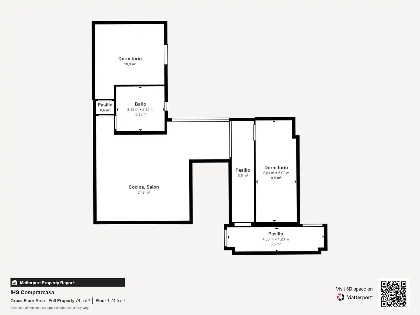 Apartament en venda en Badajoz amb Aire condicionat i Calefacció