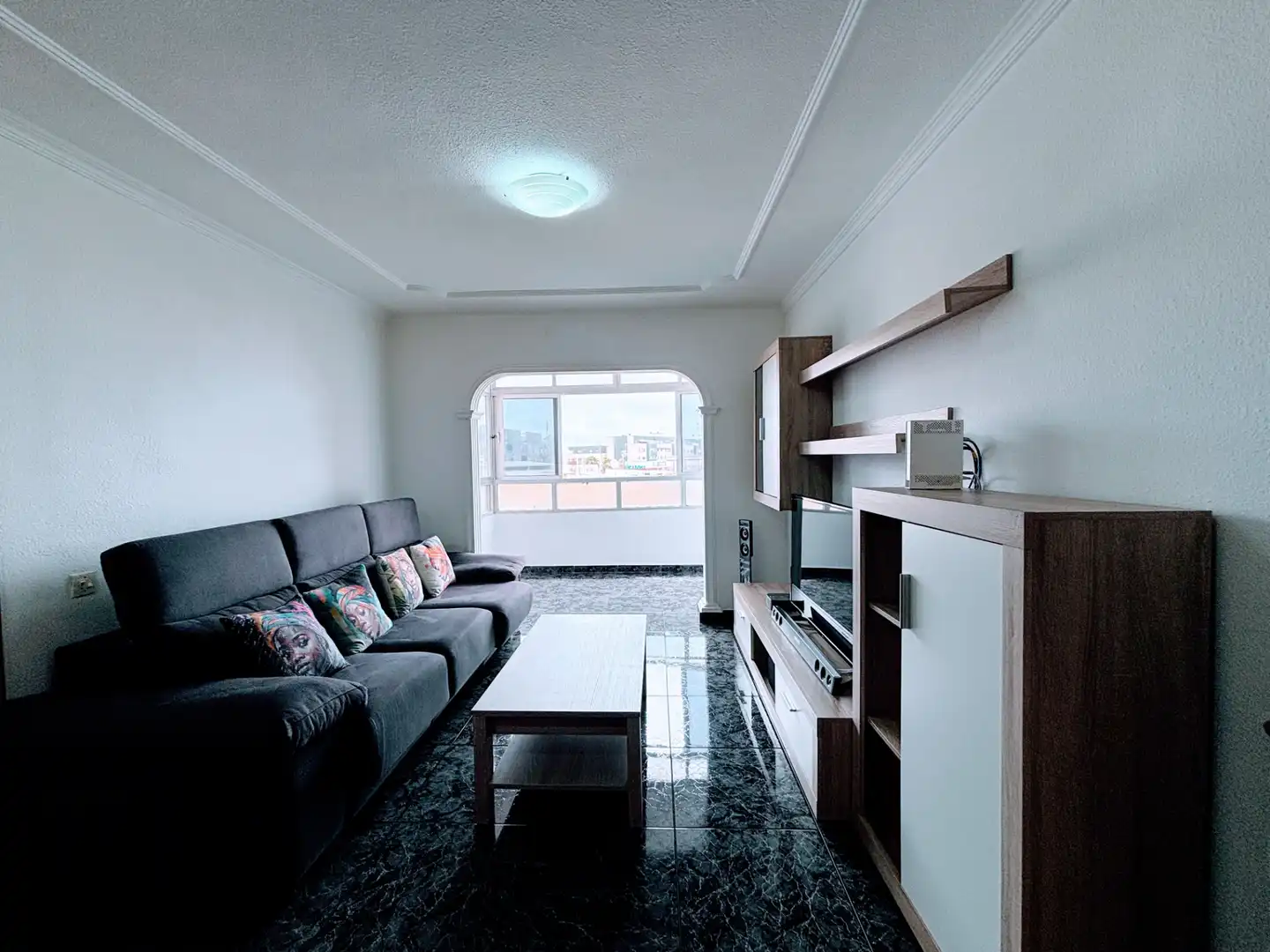 Sala de estar de Piso en venta en Las Palmas de Gran Canaria