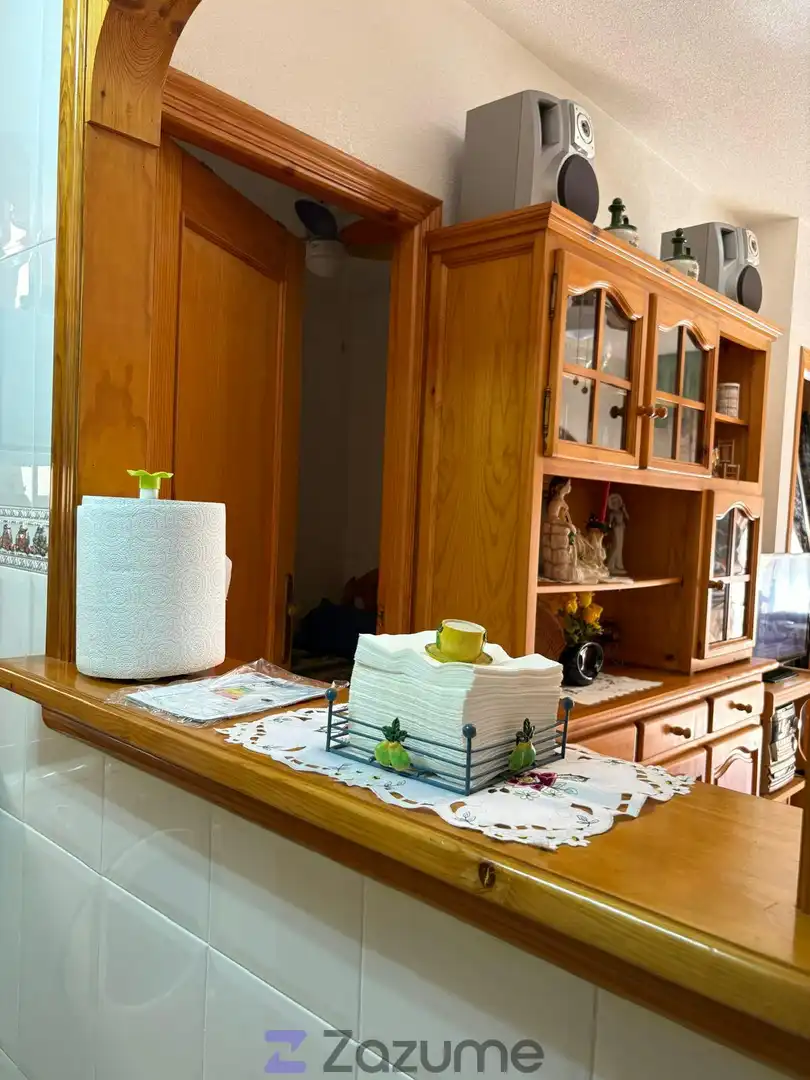 Cocina de Piso de alquiler en Torrevieja con Terraza, Amueblado y Lavadora