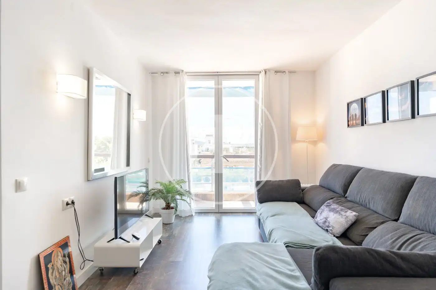 Living room of Flat for sale in  Palma de Mallorca  with Air Conditioner, Heating and Terrace