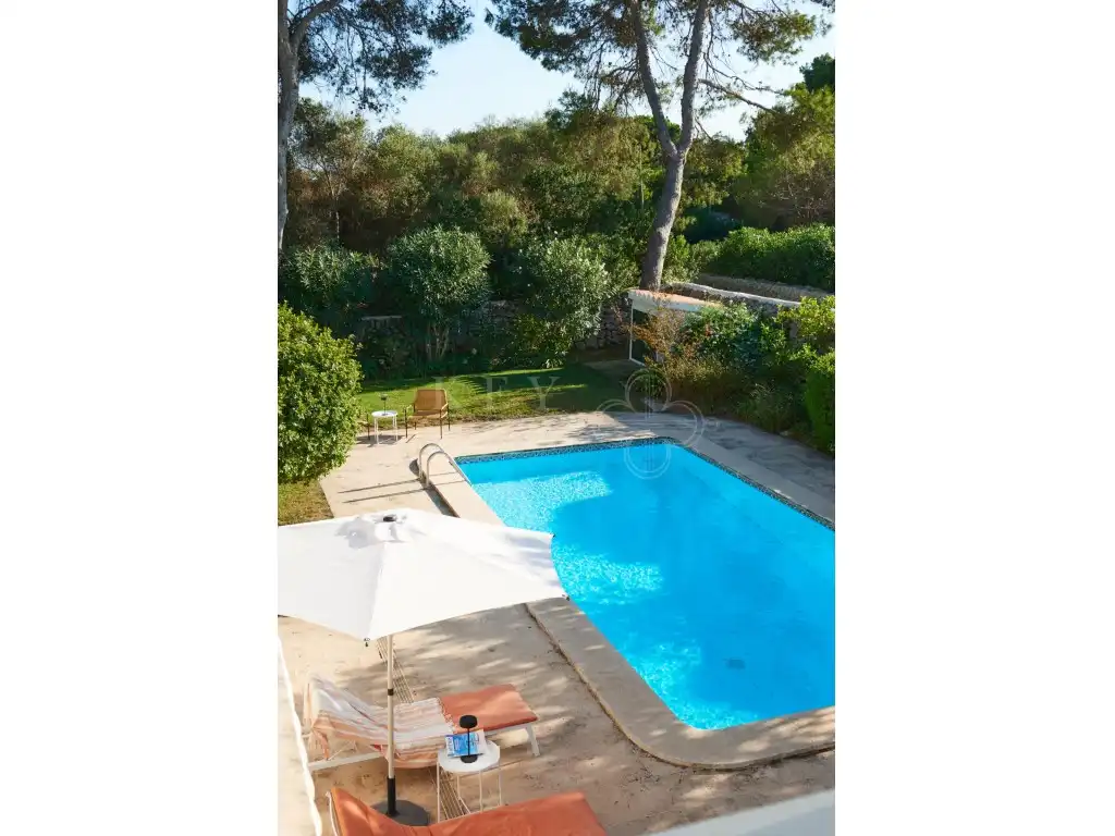Swimming pool of Houses for sale in Es Castell  with Air Conditioner, Heating and Private garden