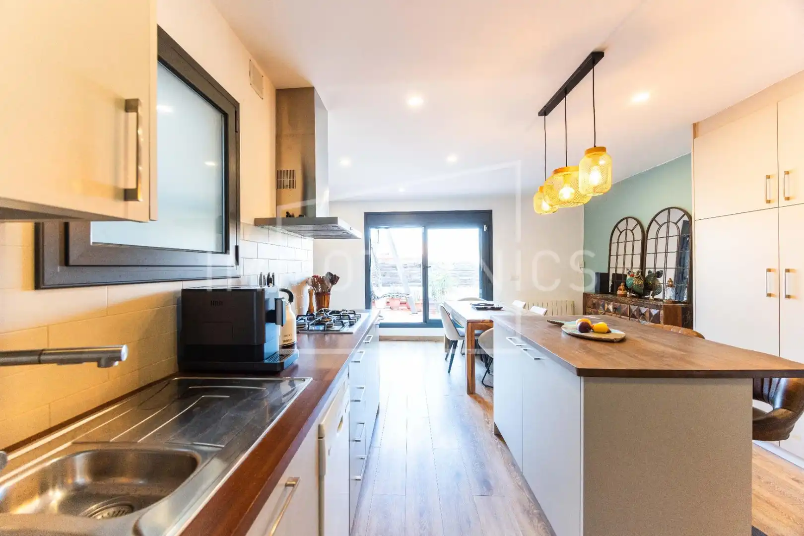 Cocina de Ático en venta en La Garriga con Calefacción y Terraza