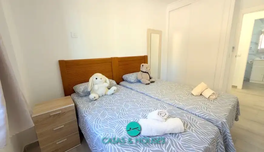 Bedroom of Apartments for sale in La Manga del Mar Menor  with Air Conditioner, Heating and Terrace