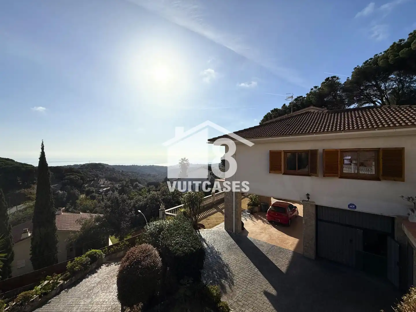Vista exterior de Casa o xalet en venda en Arenys de Munt amb Calefacció, Terrassa i Traster