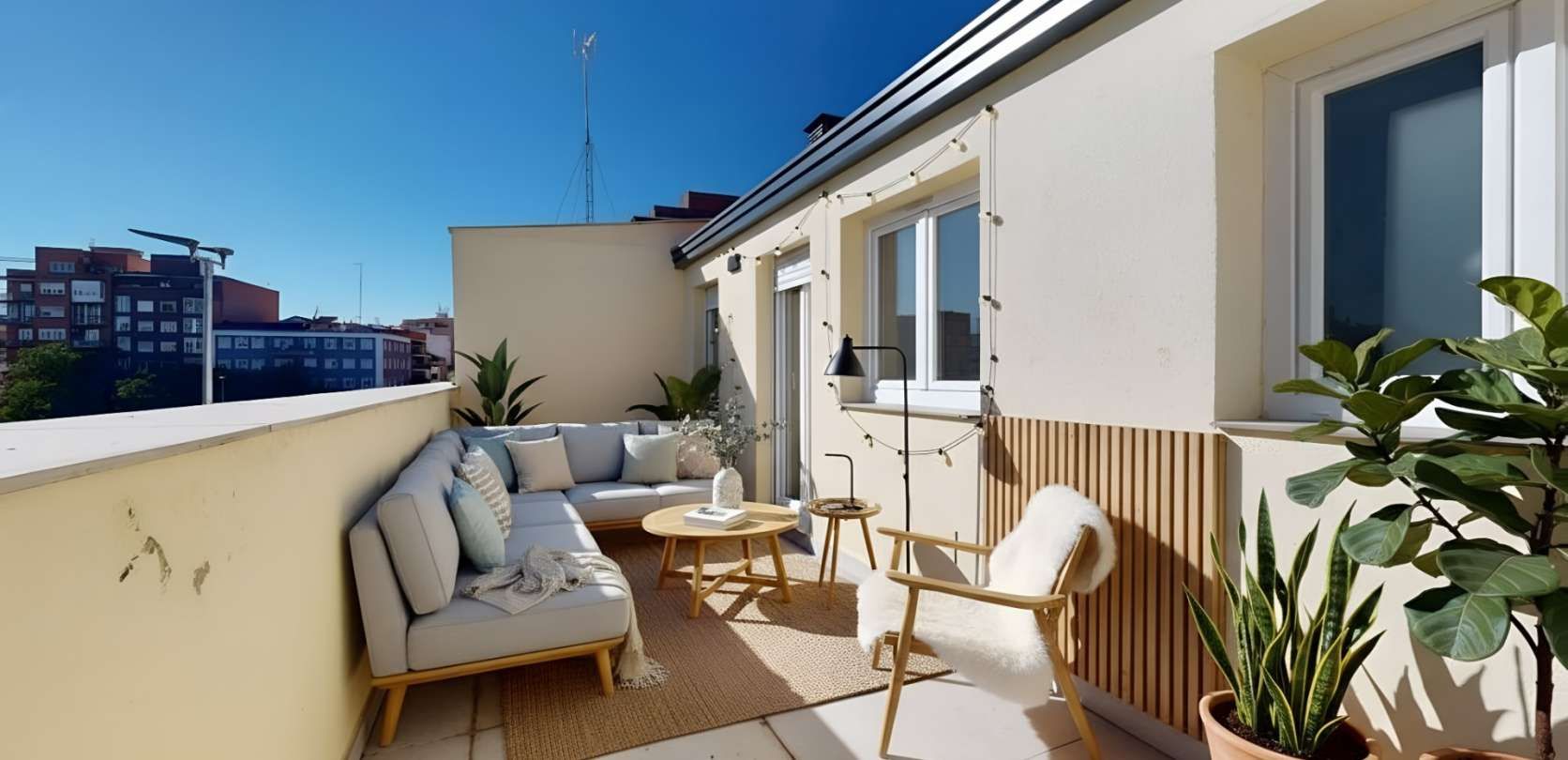Terrace of Attic for sale in  Madrid Capital  with Air Conditioner, Heating and Terrace