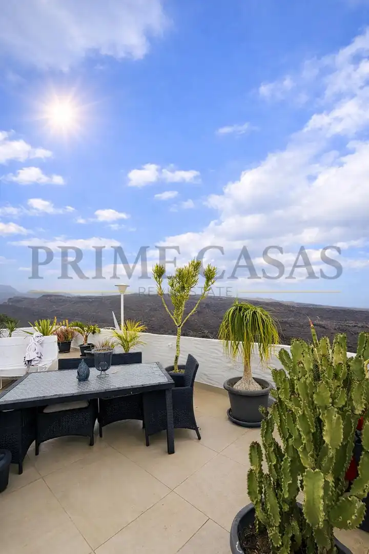 Terraza de Ático de alquiler en San Bartolomé de Tirajana con Jardín privado, Terraza y Amueblado