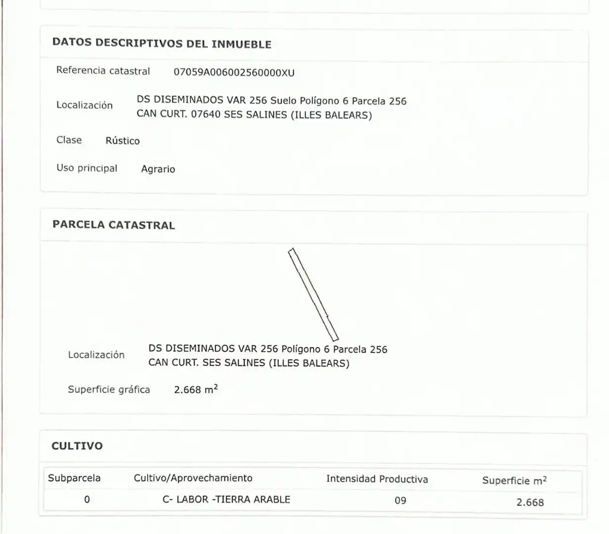 Terreny residencial en venda a Ses Salines Poble, imagen 13