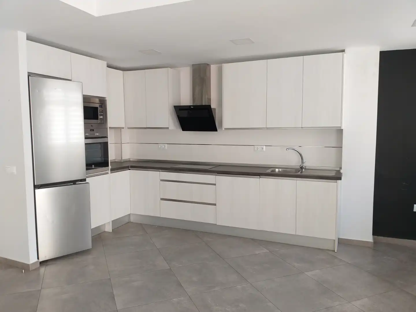 Cocina de Piso de alquiler en Málaga Capital con Terraza