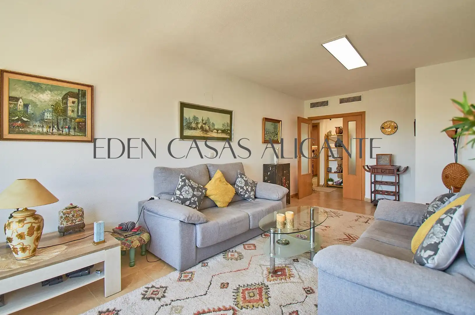 Sala de estar de Piso en venta en El Campello con Aire acondicionado, Calefacción y Trastero