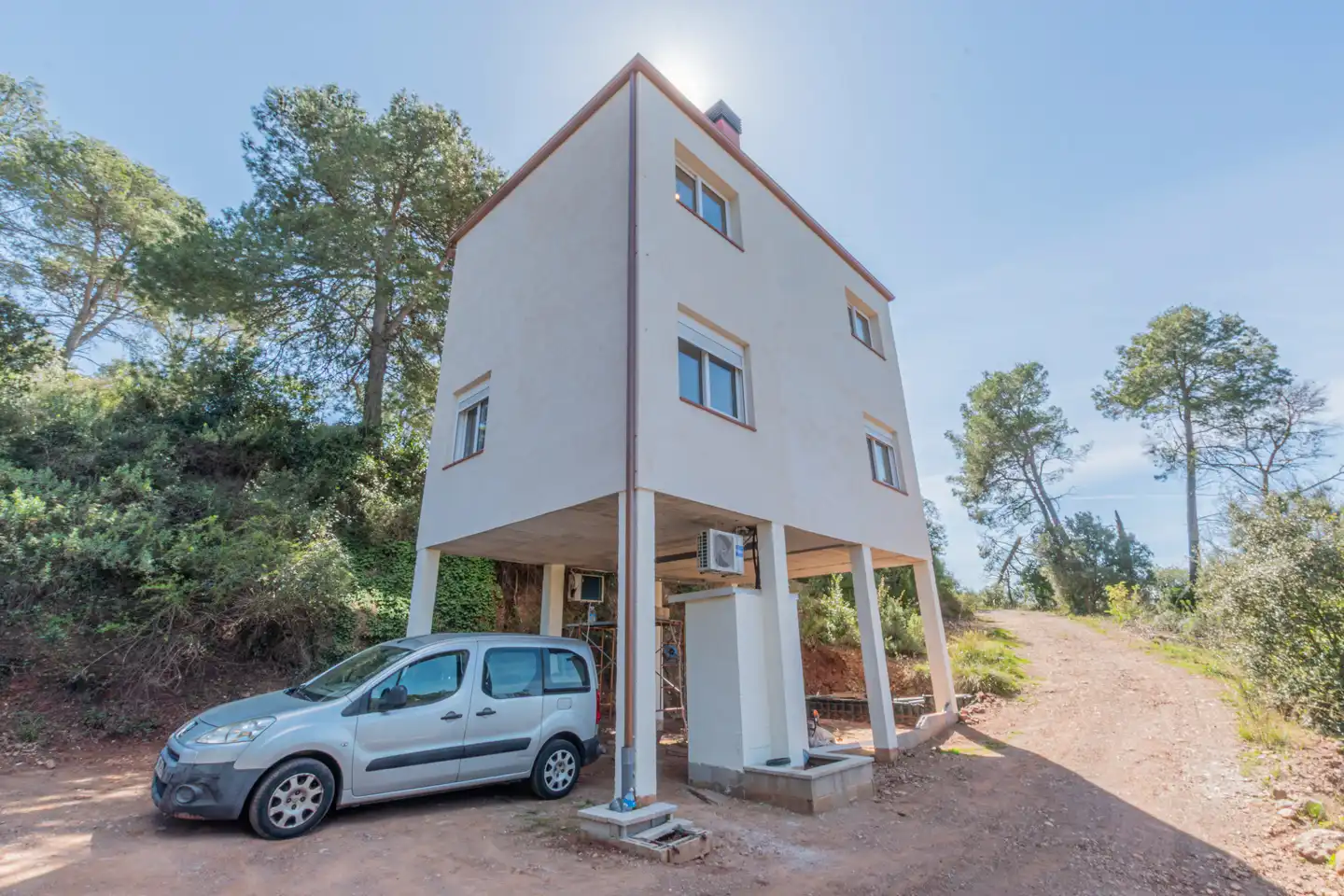 Vista exterior de Casa o xalet en venda en Vacarisses amb Calefacció, Forn i Alarma