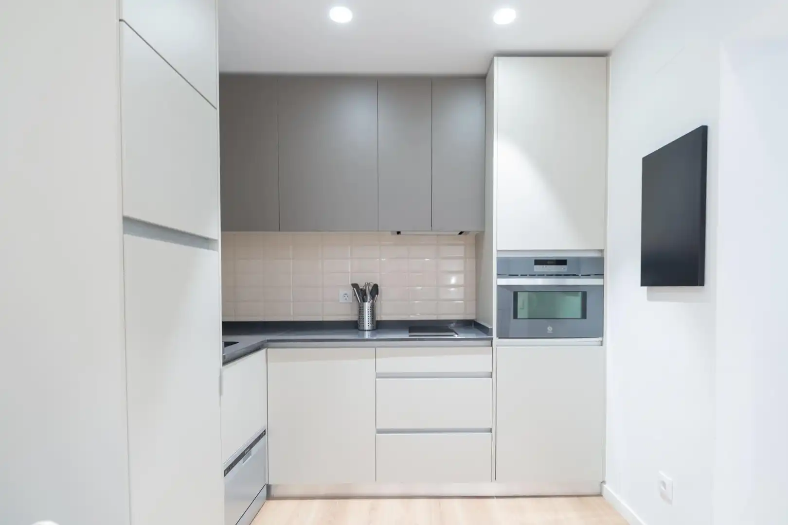 Kitchen of Apartments for rent in Madrid  with Air Conditioner, Heating and Terrace
