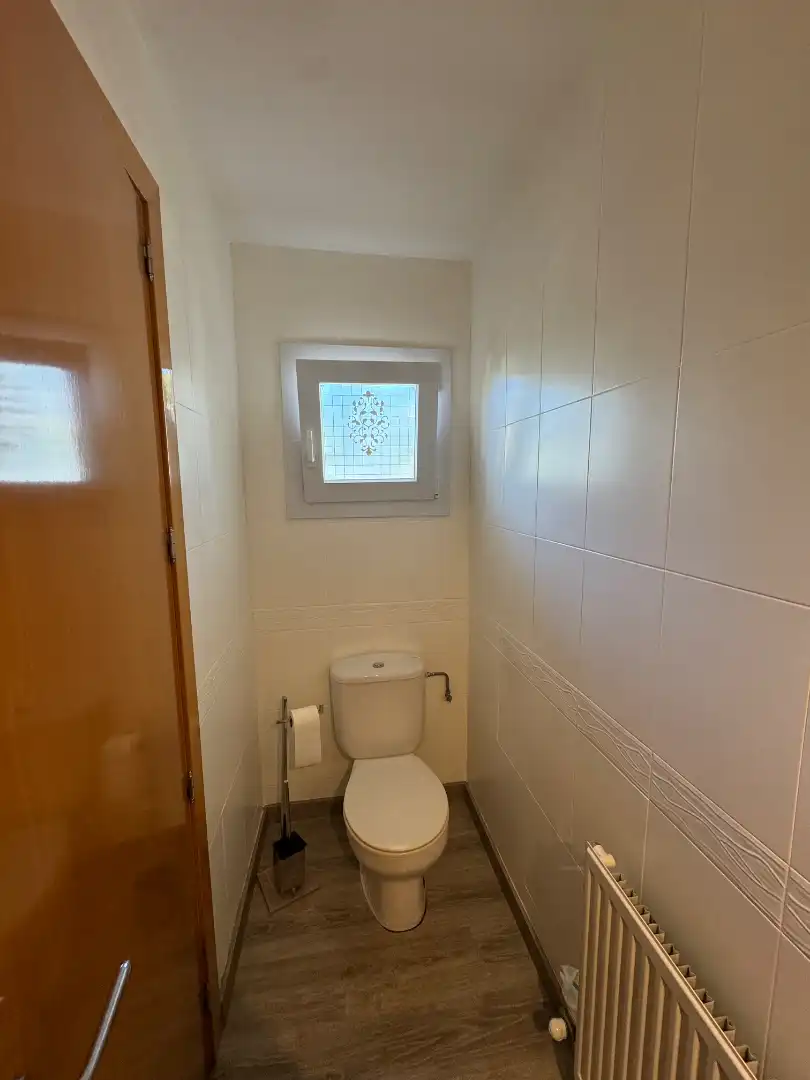 Baño de Casa o chalet en venta en Palau-saverdera con Aire acondicionado, Calefacción y Jardín privado