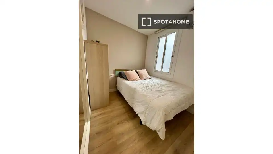 Habitación de Piso de alquiler en Barcelona con Aire acondicionado, Calefacción y Amueblado