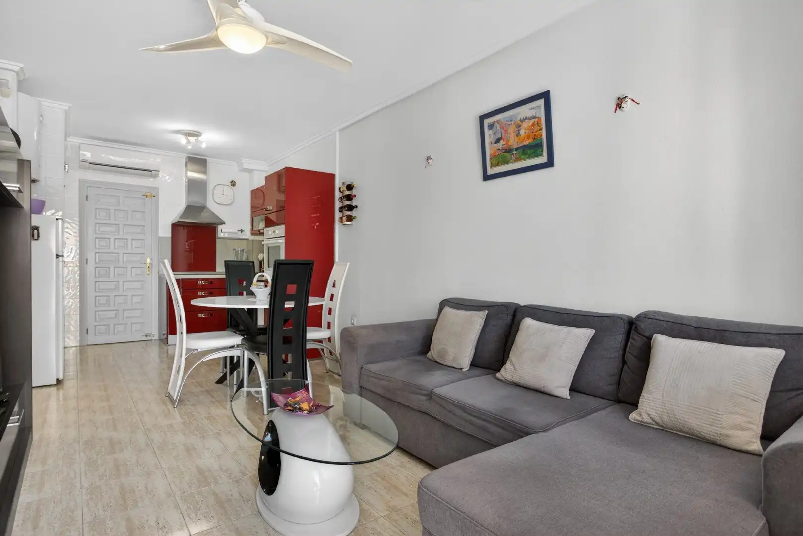Sala de estar de Apartamento en venta en Orihuela con Amueblado y Lavadora