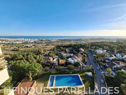 Exterior view of Attic for sale in Sitges  with Heating, Terrace and Community pool