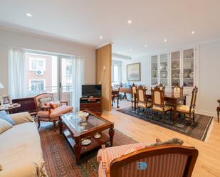 Living room of Flat for sale in  Madrid Capital  with Air Conditioner, Heating and Parquet flooring