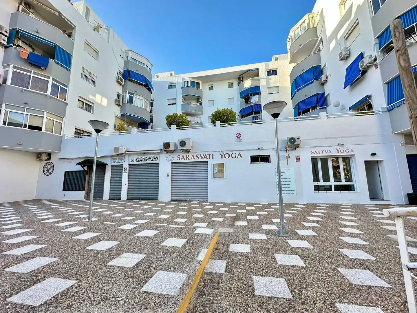 Vista exterior de Estudio en venta en Benalmádena con Aire acondicionado