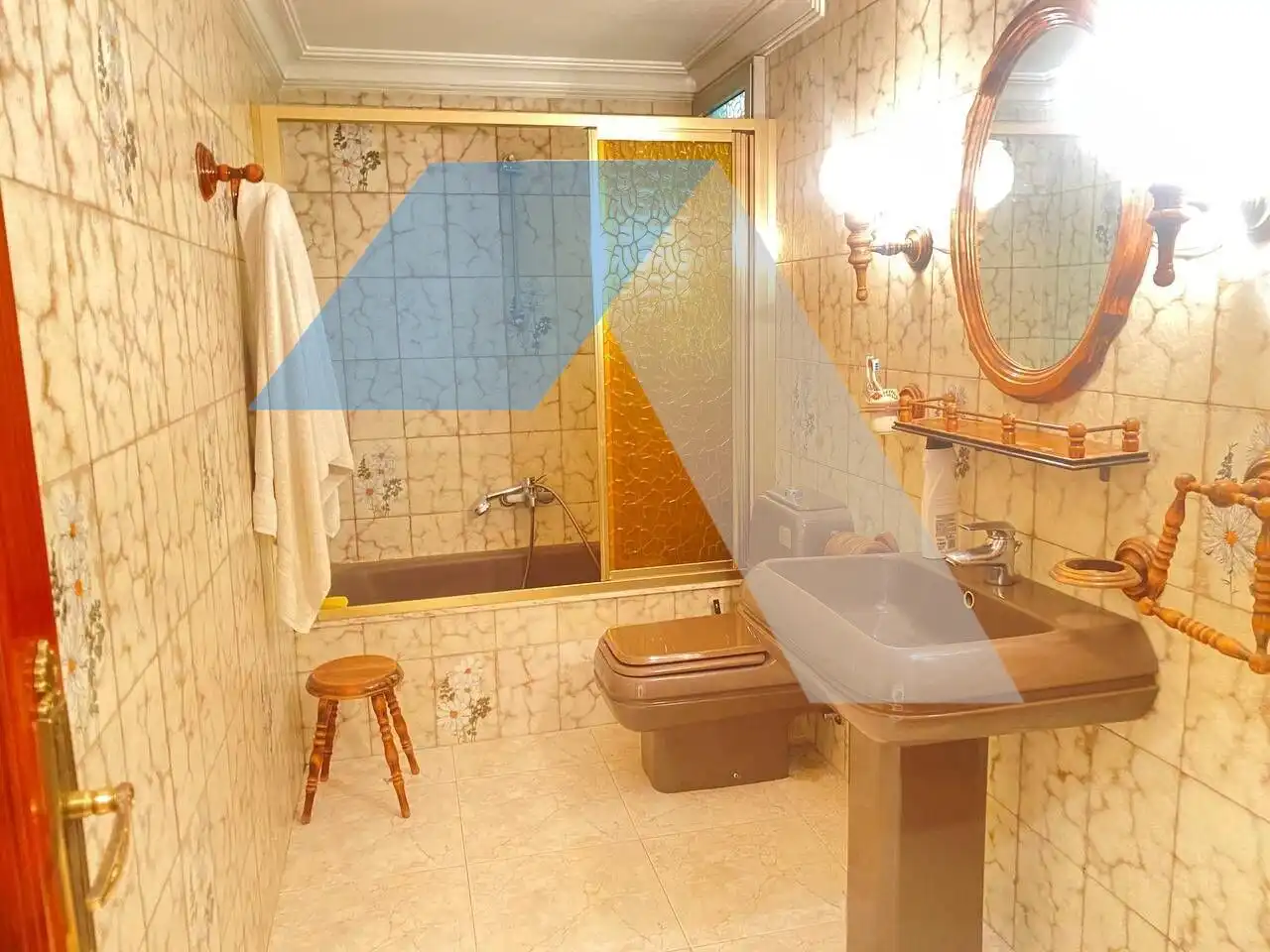 Bathroom of Flat for sale in Aspe  with Air Conditioner, Furnished and Balcony