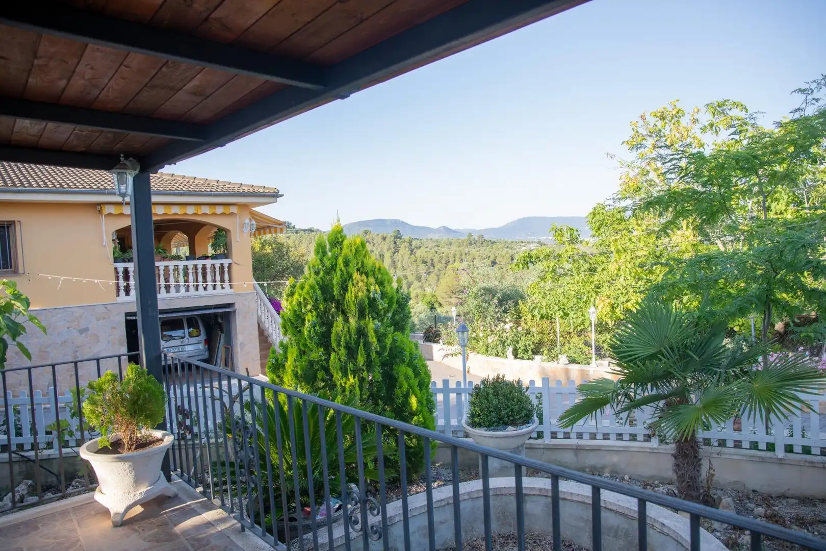Terrassa de Casa o xalet en venda en Almudaina amb Aire condicionat, Piscina i Moblat