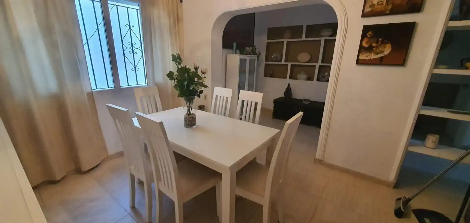Menjador de Casa adosada per a compartir en San Roque