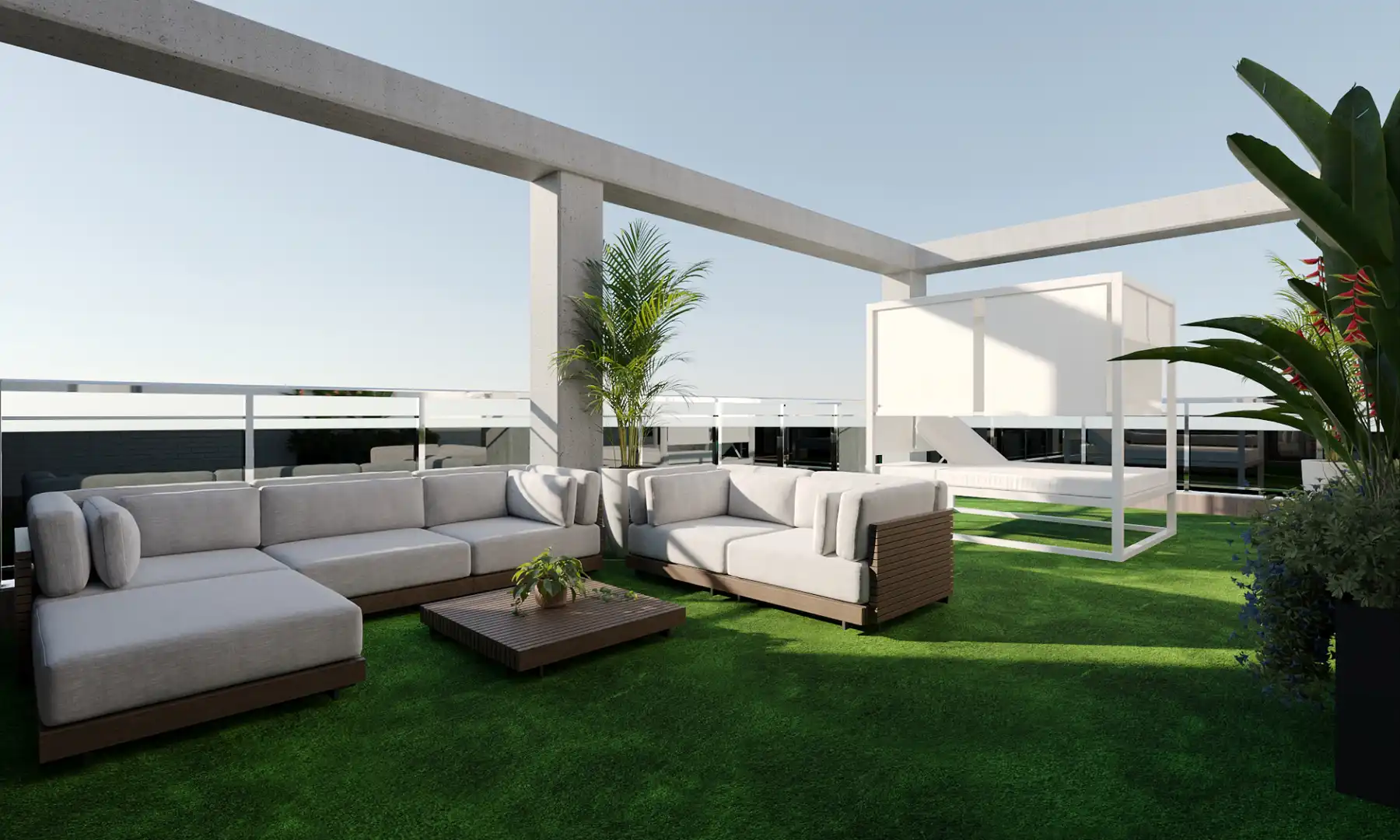 Terrasse von Dachboden zum Verkauf in Murcia mit Klimaanlage, Heizung und Parkett