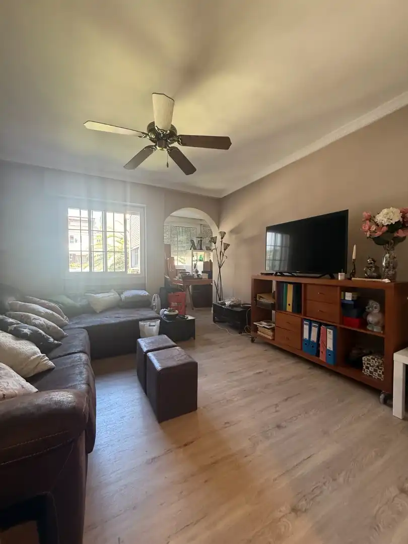 Living room of Flat for sale in Madrid  with Heating, Parquet flooring and Oven