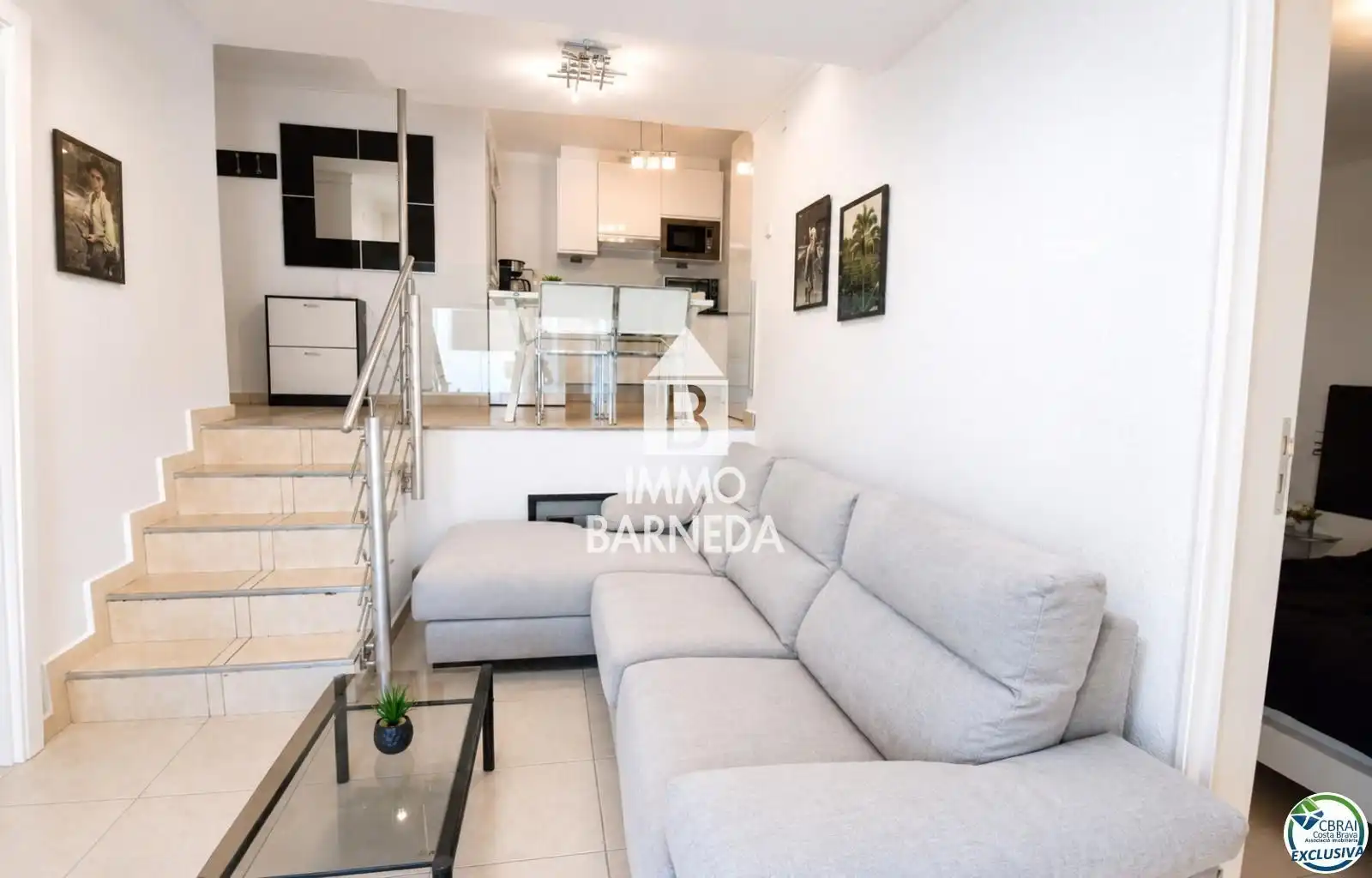 Sala d'estar de Pis en venda en Empuriabrava amb Aire condicionat, Calefacció i Terrassa
