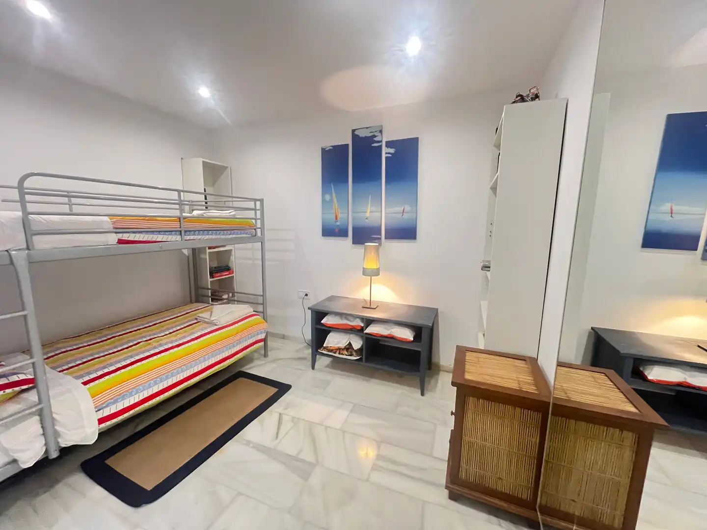 Bedroom of Flat for rent in Marbella  with Air Conditioner, Heating and Furnished