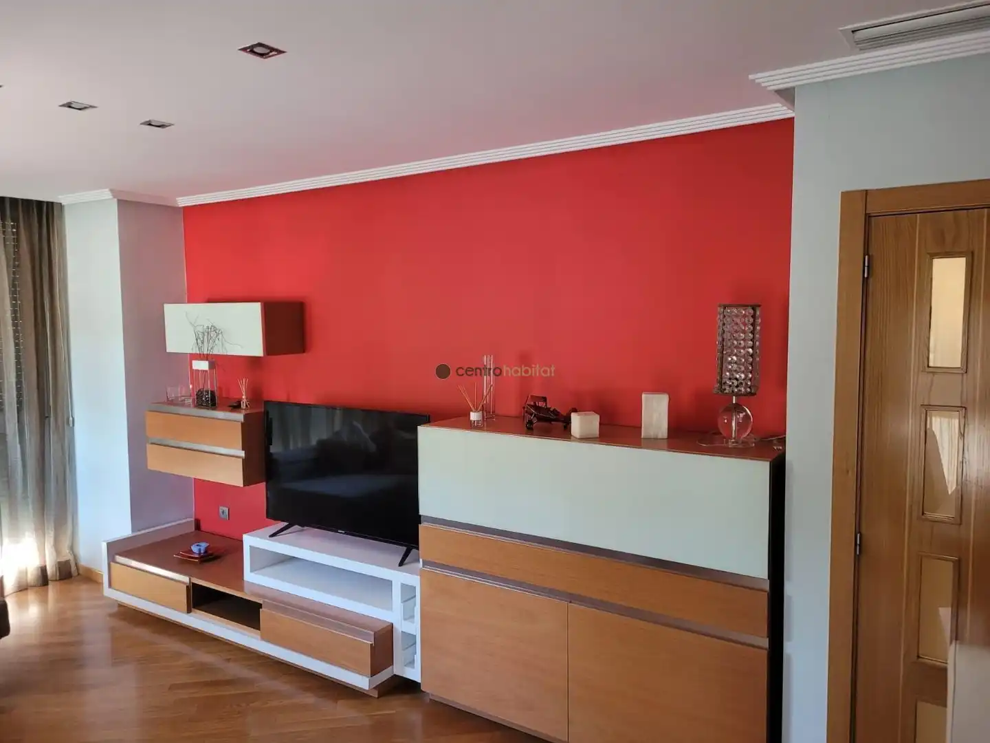 Sala d'estar de Pis de lloguer en Petrer amb Aire condicionat i Parquet