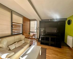Sala d'estar de Apartament de lloguer en León Capital  amb Calefacció, Parquet i Terrassa